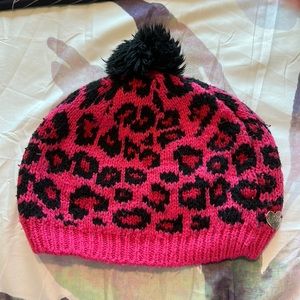 Betsey Johnson knit beanie
